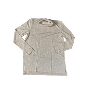 Retrology Women’s Sparkly Light Pink Turtleneck Sweater – Medium